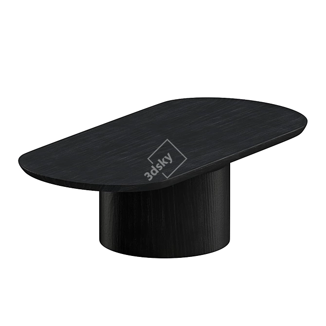 Modern Chic Minimalist NIVO Table 3D model image 1