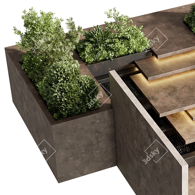 Outdoor Staircase Kit - Designer Series 3D model image 5