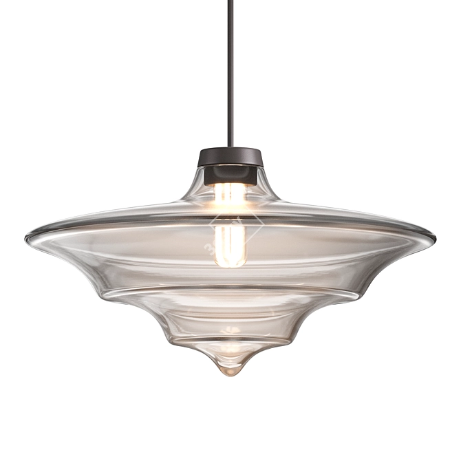 Controvento Pendant Light by Wayne Enterprises 3D model image 1