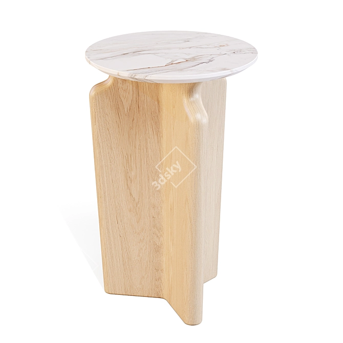 Podi Side Tables Ensemble 3D model image 3