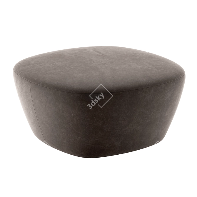 Elegant BEAT Ottomans: Versatile Sizes 3D model image 4