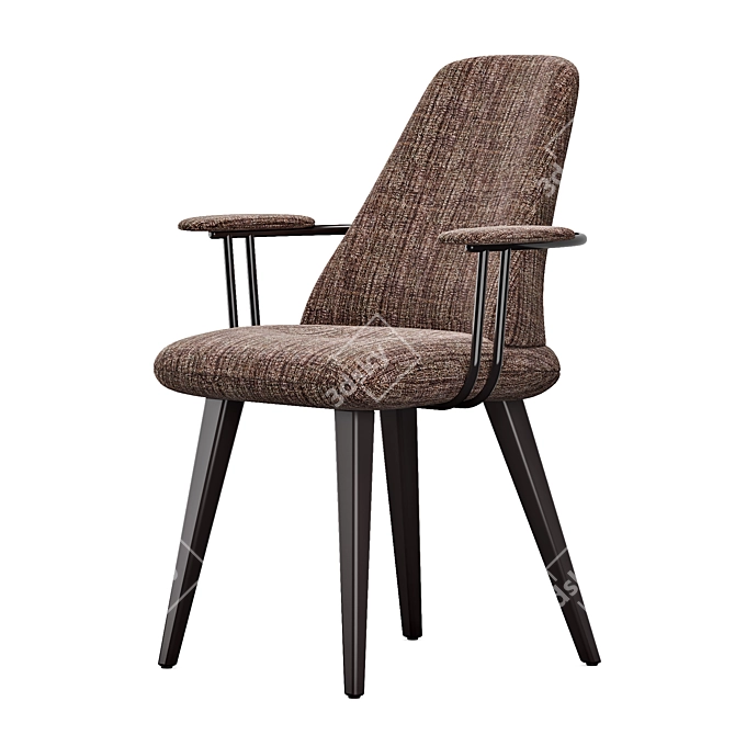 Elegant Roche Bobois Chair 3D model image 1