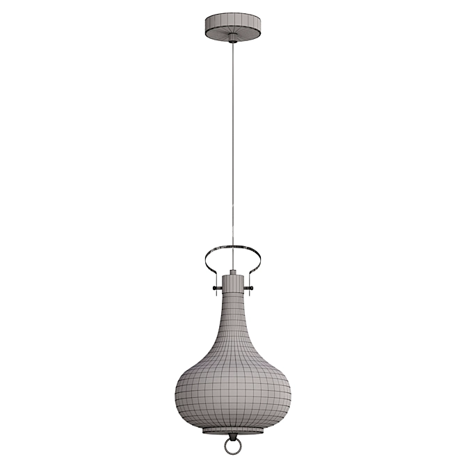 Elegant Pendant Light Fixture 3D model image 5