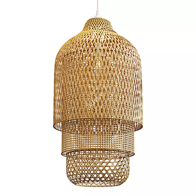 Modern Pendant Light Fixture Zenori 3D model image 1