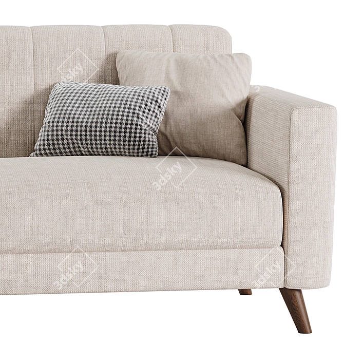 Space-Saving Loft Triple Bed Sofa 3D model image 3
