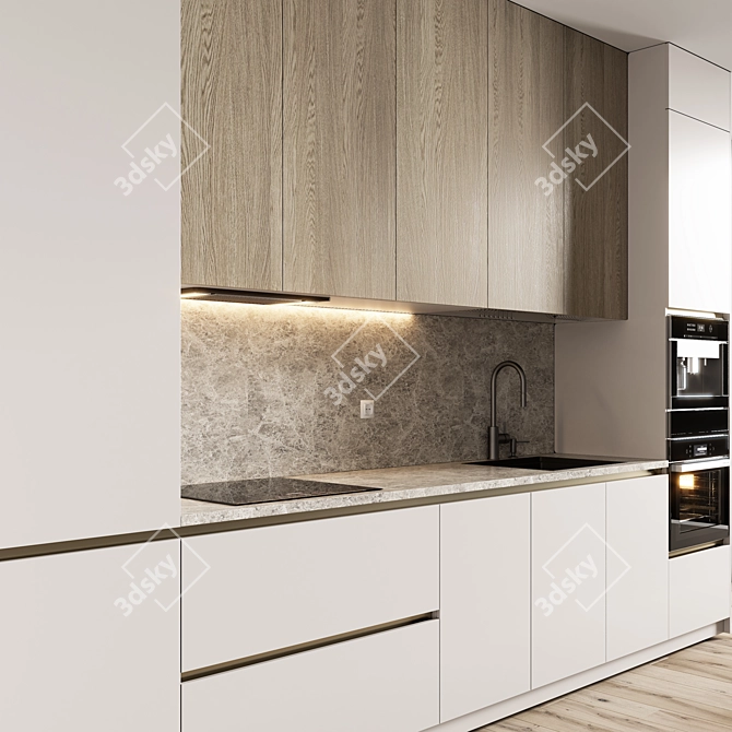 Functional Kitchen Model 2015 3D model image 5