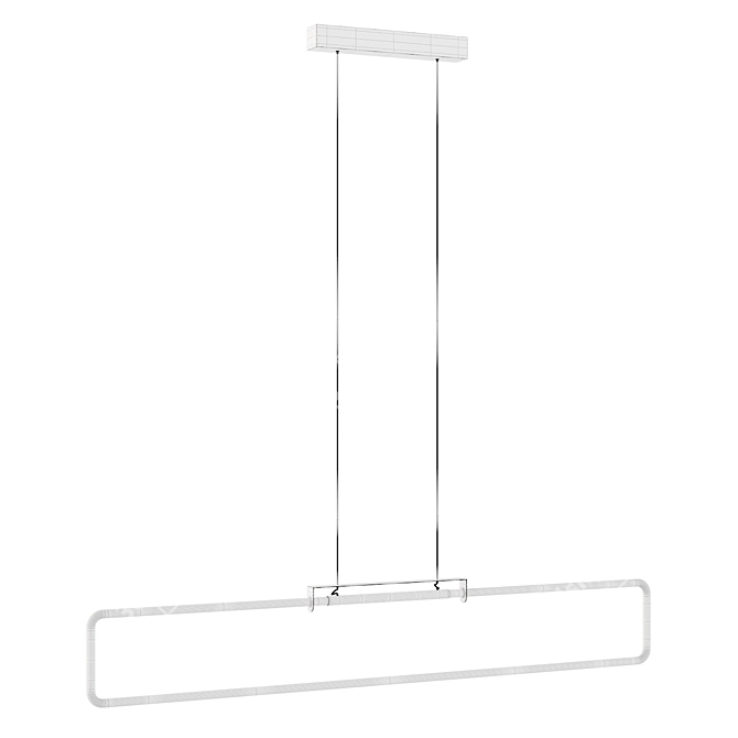 Sleek Modern RA Pendant Lamp 3D model image 3