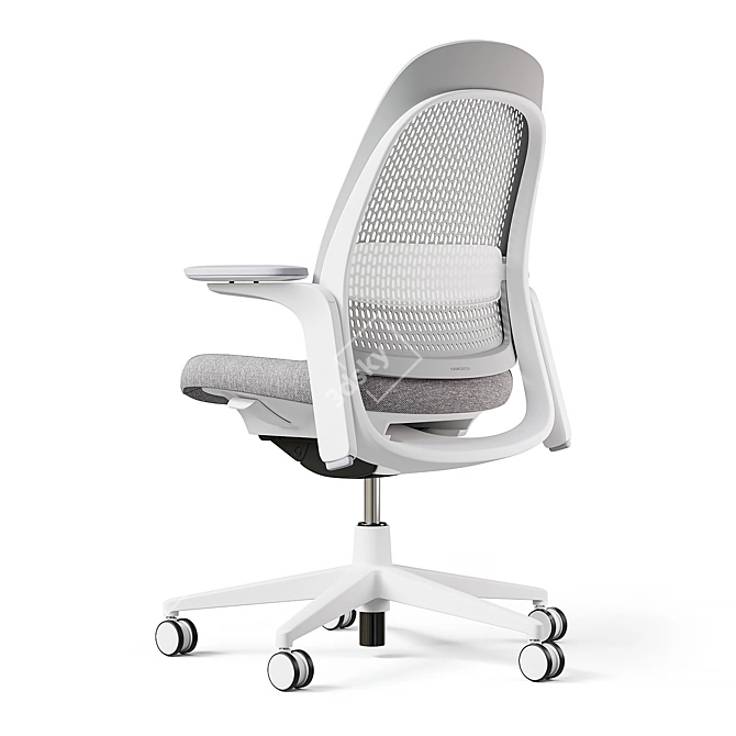 Ergonomic Haworth Breck Chair 3D model image 3