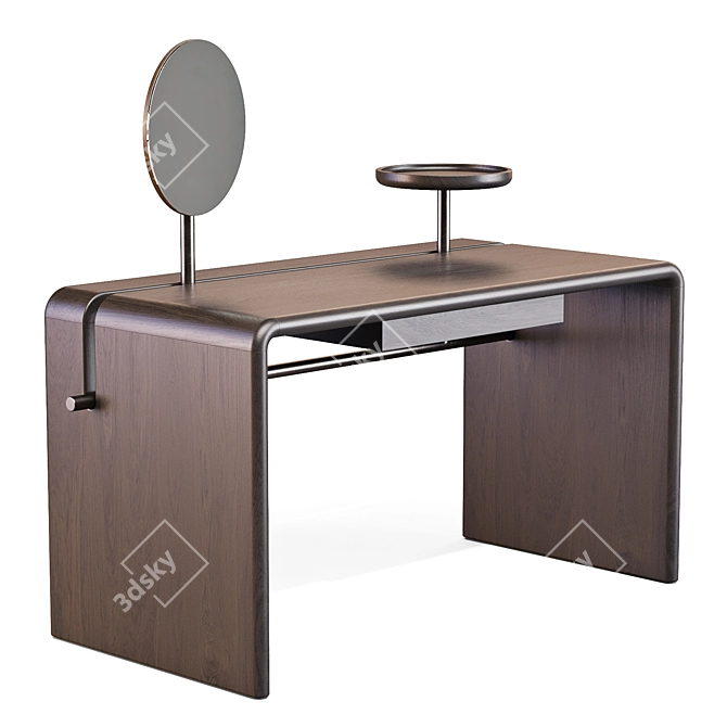 Butter Toiletta Writing Desk 3D model image 2