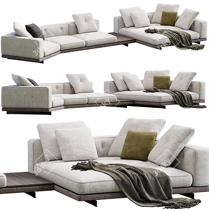 Modern Elegance: Dylan Sofa Design 3D model image 1