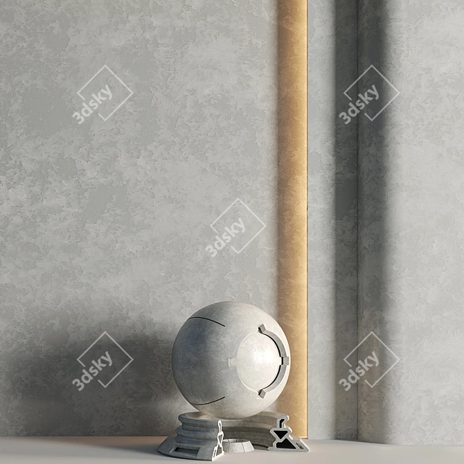  Textured Plaster PBR Materials, 4K 3D model image 3