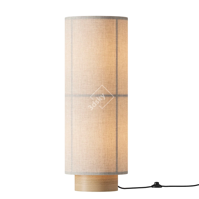 Elegant Hashira Floor Lamp 3D model image 2