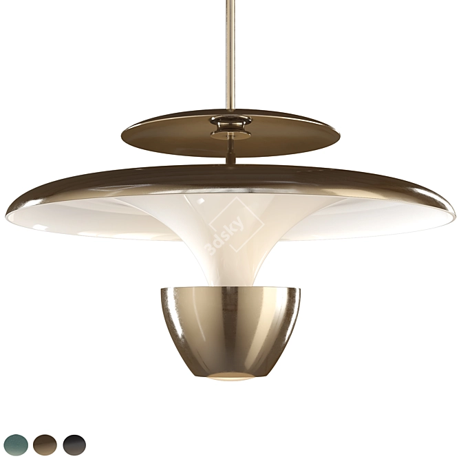Elegant BERTIL Pendant Lamp 3D model image 3