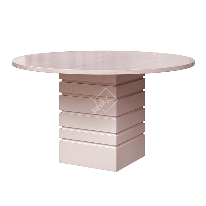 Baker Resort Lanikai Dining Table 3D model image 1