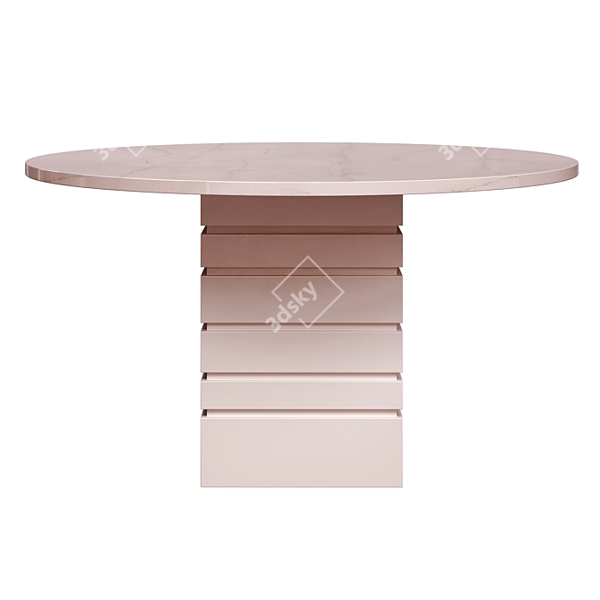 Baker Resort Lanikai Dining Table 3D model image 2