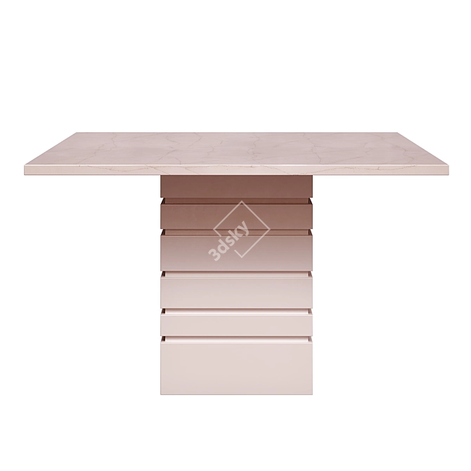 Baker Resort Lanikai Outdoor Table 3D model image 2