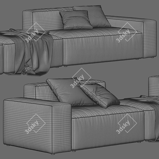 Modern Jesse Daniel 01 Sofa 3D model image 4