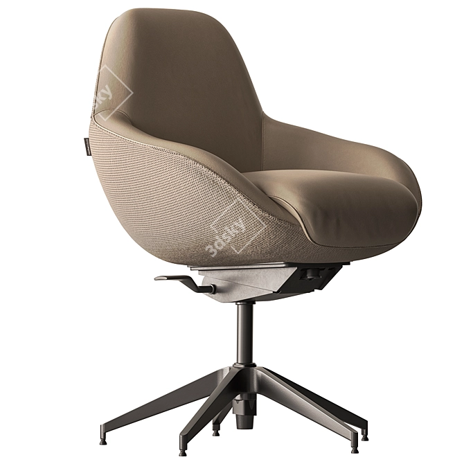 Elegant Roche Bobois Desk Chair 3D model image 6