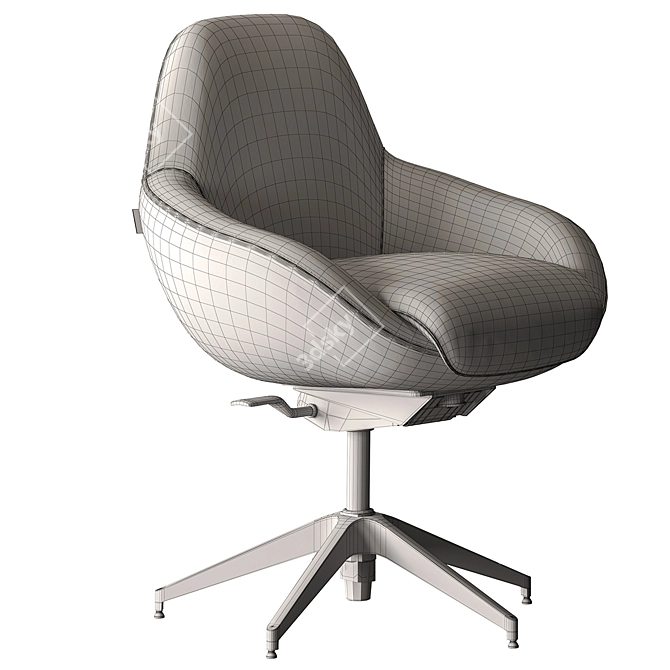 Elegant Roche Bobois Desk Chair 3D model image 7