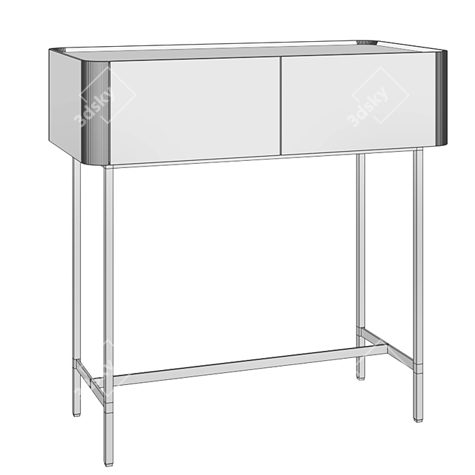 Sherwood Console 80x40x80 cm 3D model image 2