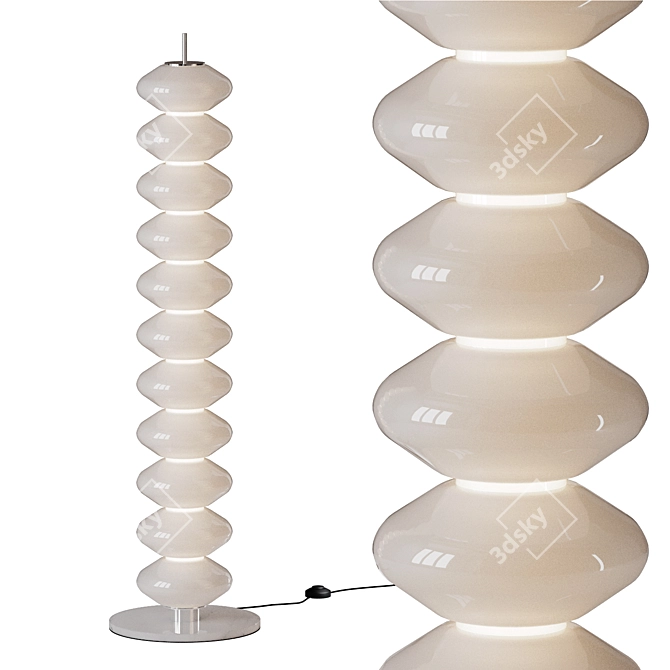 De Markt Ауксис Floor Lamp 3D model image 1