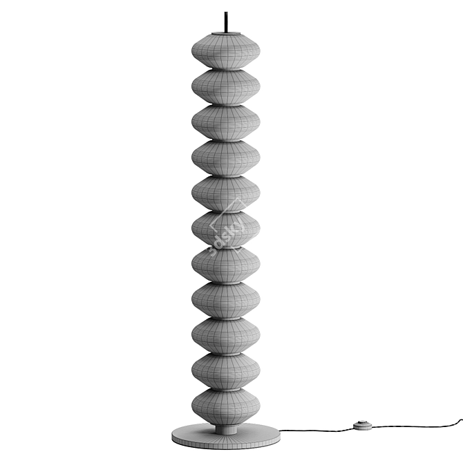 De Markt Ауксис Floor Lamp 3D model image 2