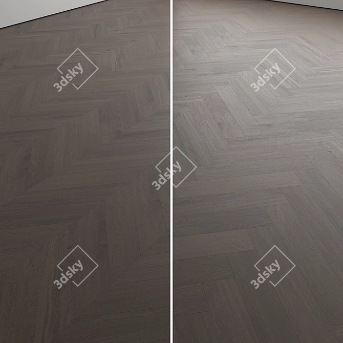 Wooden Floor 3D Model Set 3D model image 5