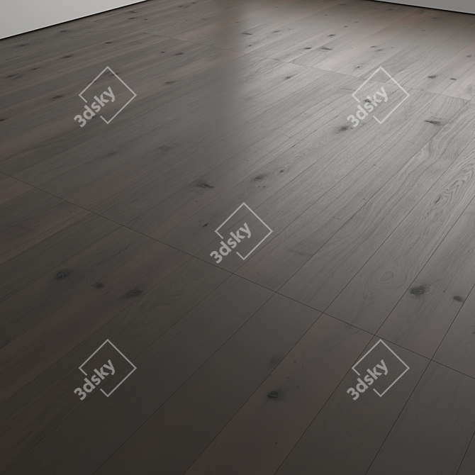 Luxury Wood Floor Set 3D 3D model image 7