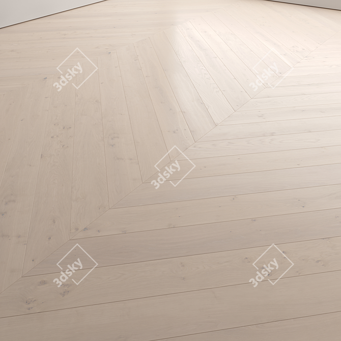 Wood Floor Set - 4 Colors 3D model image 3