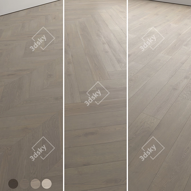 Premium Wood Floor Collection 3D model image 1