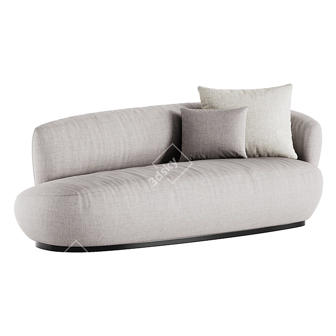 Designer Dai Sugasawa Sofa Bench 3D model image 2