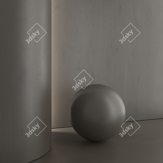 Oak Wood Material 3D Models 3D model image 6