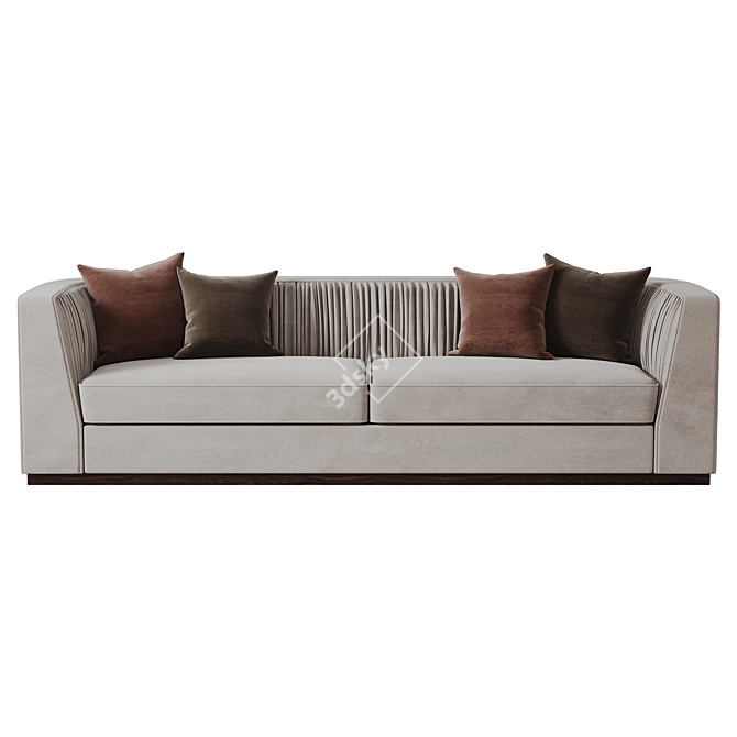 Luxury Miuzza Sofa: Laskasas Design 3D model image 2