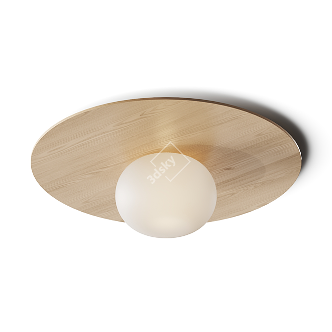 Milan Knock Ceiling Lamp, Designer Jordi Jané 3D model image 4