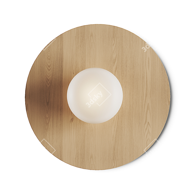 Milan Iluminacion Knock Glass Wall Lamp 3D model image 4