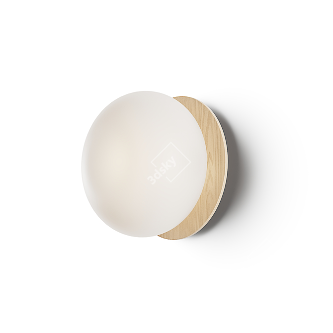 Milan Iluminacion Knock Glass Wall Lamp 3D model image 5