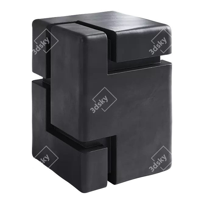 Elegant Bellechasse Side Table 3D model image 1