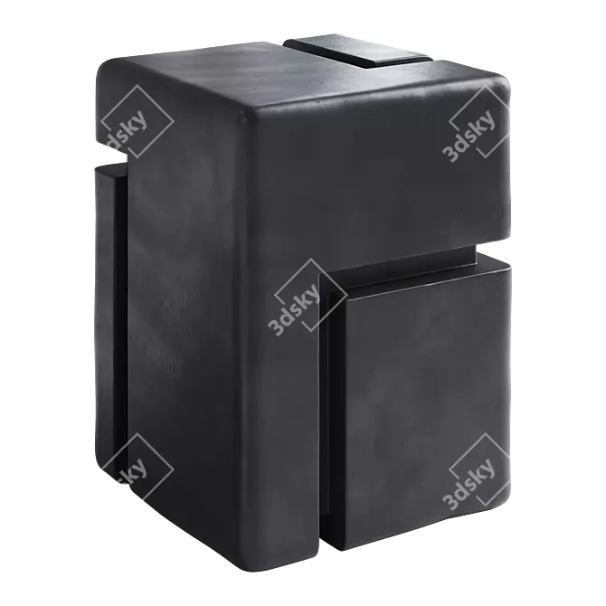Elegant Bellechasse Side Table 3D model image 2