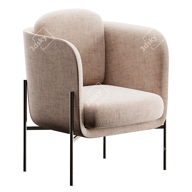 Zen Comfort Chair | Novamobili 3D model image 2