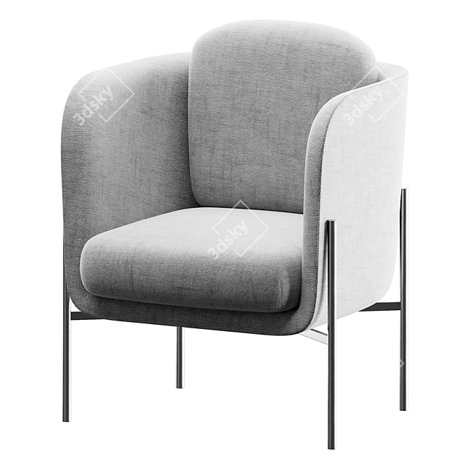 Zen Comfort Chair | Novamobili 3D model image 3