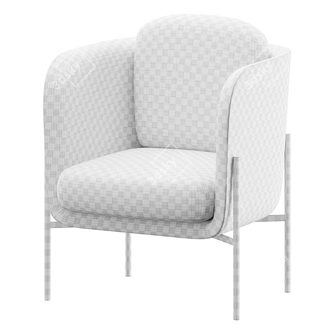 Zen Comfort Chair | Novamobili 3D model image 4