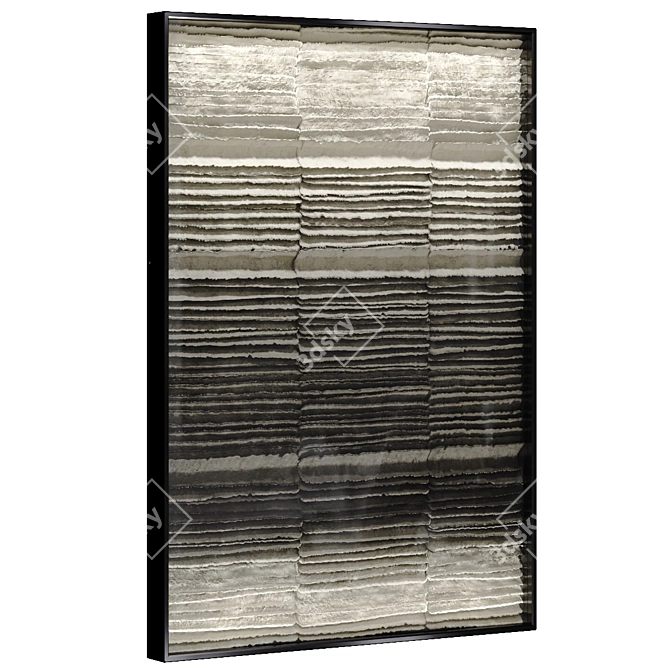 YA Night Paper Wall Art 3D model image 2