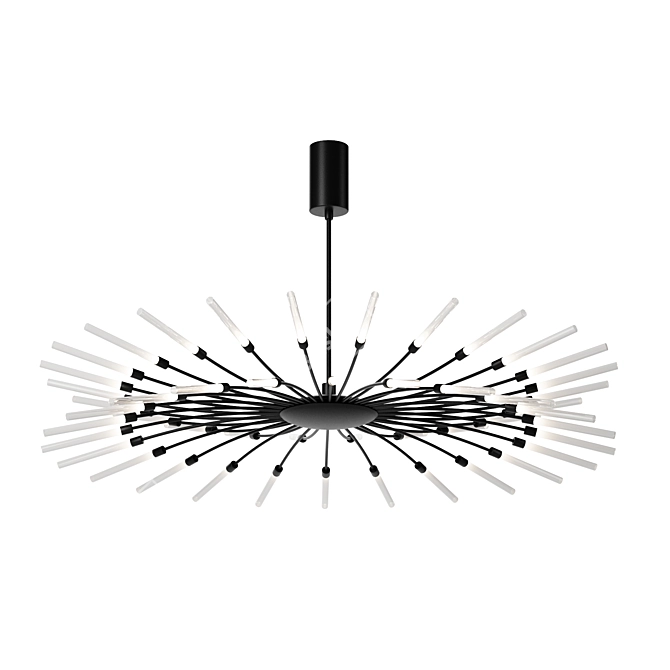 Elegant LED Pendant Lamp Twig 3D model image 1