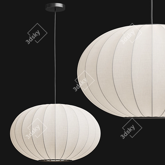  Handcrafted Knit Wit Pendant Lamp 3D model image 4