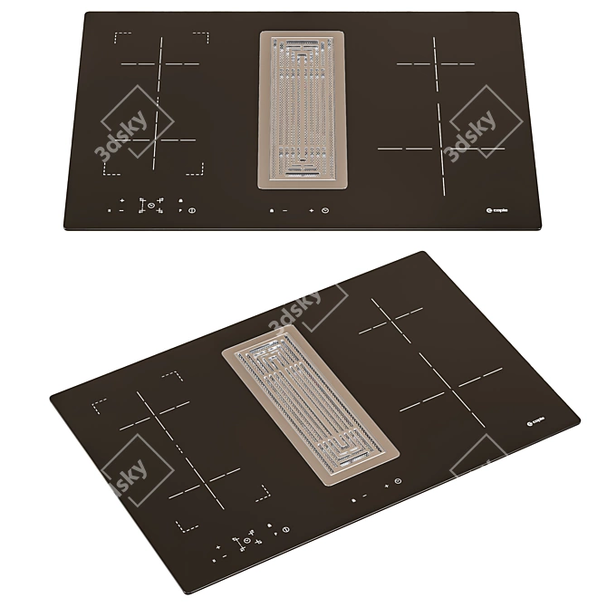 Caple 5-Piece Appliance Set 3D model image 1