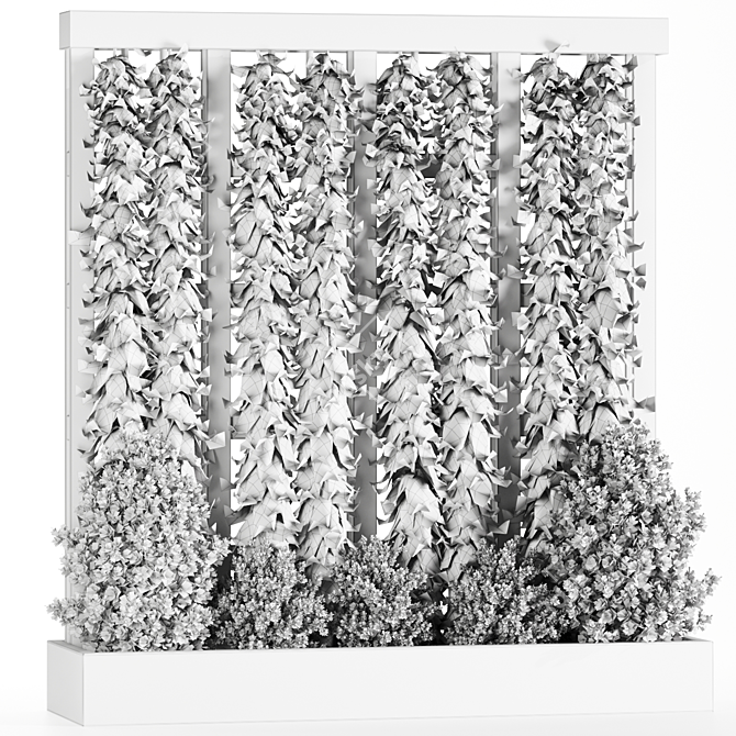  28-Piece Outdoor Plants Set 3D model image 3