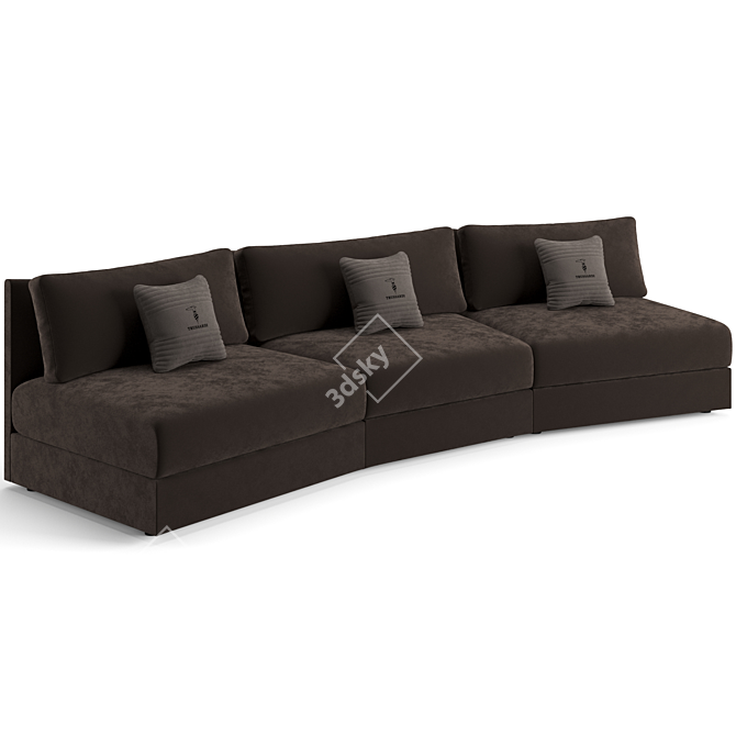 Luxury Trussardi Maryl Sofa 3D model image 4