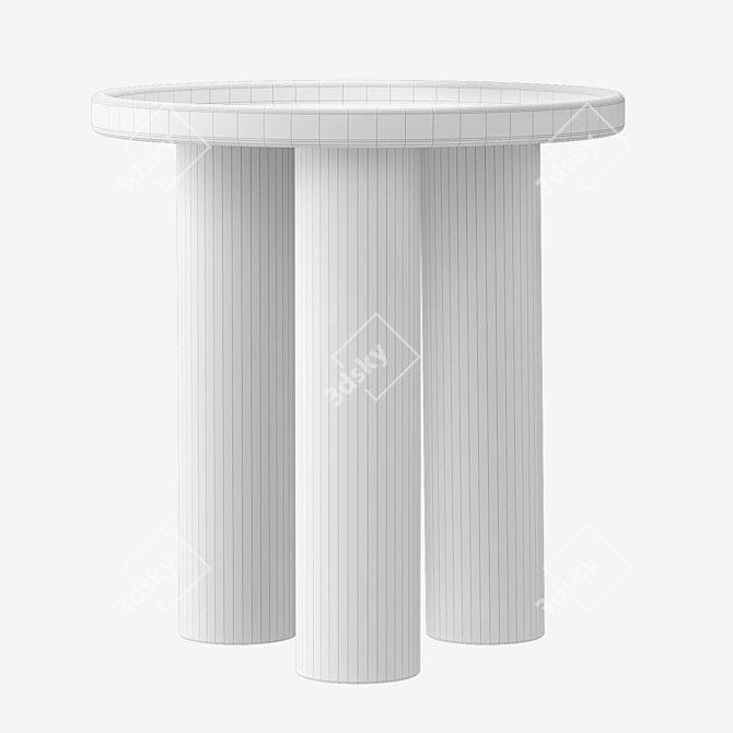 Sophisticated Urbia Sofia End Table 3D model image 6