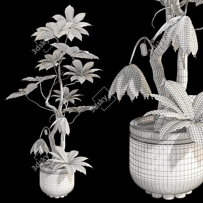 3D Plant & Decor Collection 3D model image 7