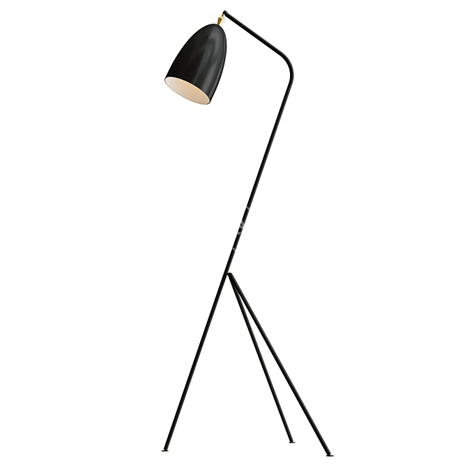 Colorful Contemporary Standing LED Lamp 3D model image 2